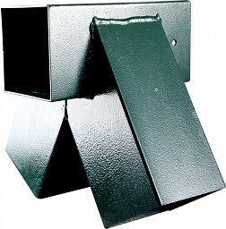ŁĄCZNIK DO BELKI KWADRAT 9x9x9CM SZARY I ZIELONY