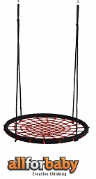 NEST SWING 120CM RED