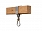SQUARE CLAMP WITH CARABINER 9CM