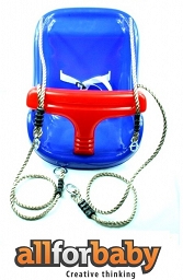 BUCKET SWING BLUE WITH RED