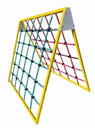 PRZENOŚNA ŚCIANKA WSPINACZKOWA 150x150CM BARDZO SOLIDNA KONSTRUKCJA MOCNA SIATKA